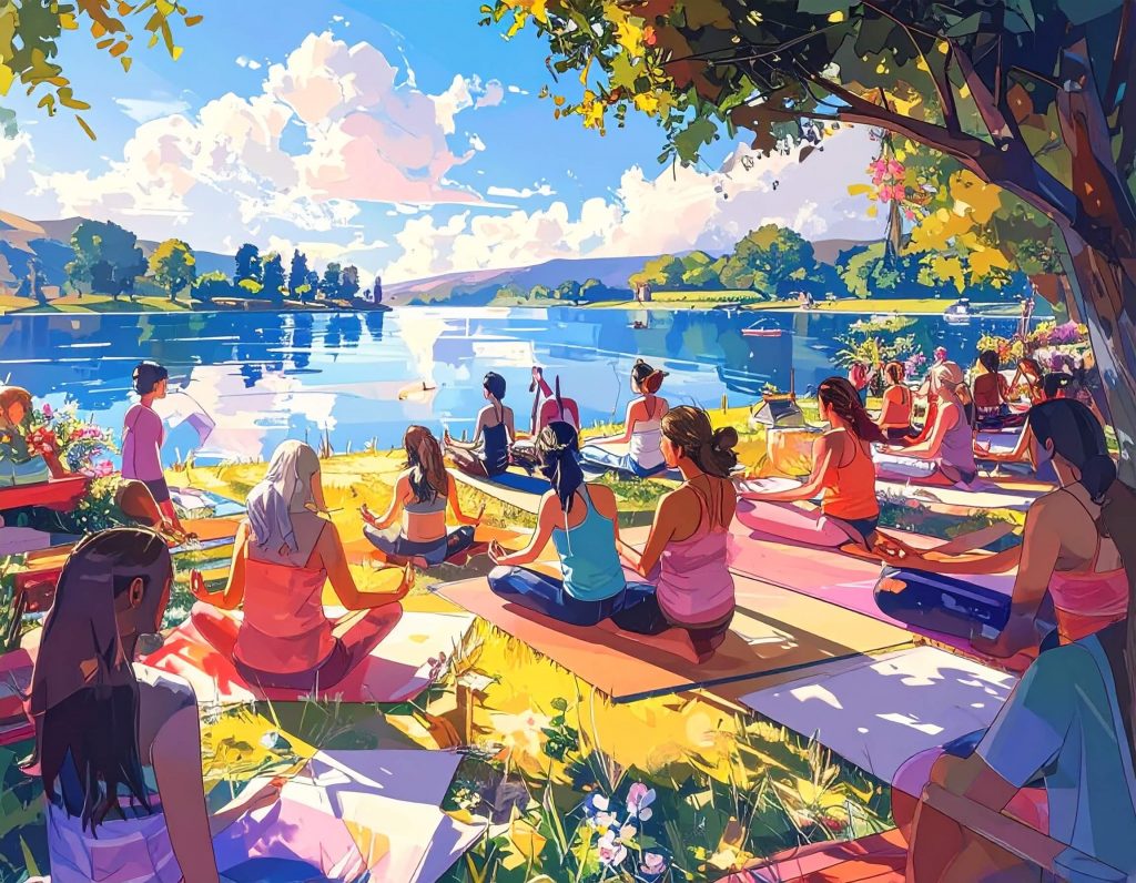 Yoga am See